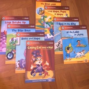 LeapFrog LeapReader Pen 21301 & 8 Book